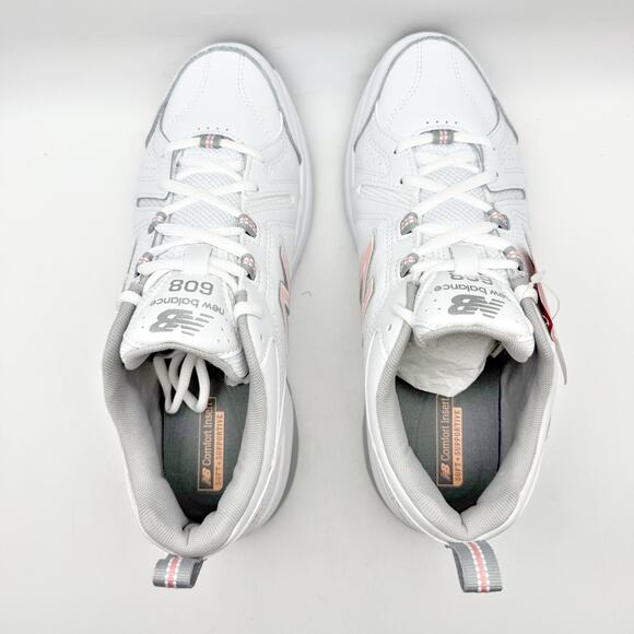 New Balance Womens WX608v5 Running Sneakers US 9 B EU 40.5 White Pink NWOB - Picture 10 of 12